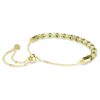 Dextera-armband met ronde slijpvorm, groen, goudkleurige afwerking Dextera-armband met ronde slijpvorm, groen, goudkleurige afwerking