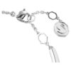Dextera-armband met ronde slijpvorm, wit, gerhodineerd
