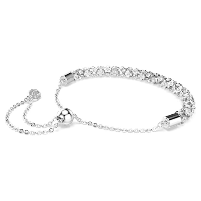 Dextera-armband met ronde slijpvorm, wit, roestvrij staal Dextera-armband met ronde slijpvorm, wit, roestvrij staal