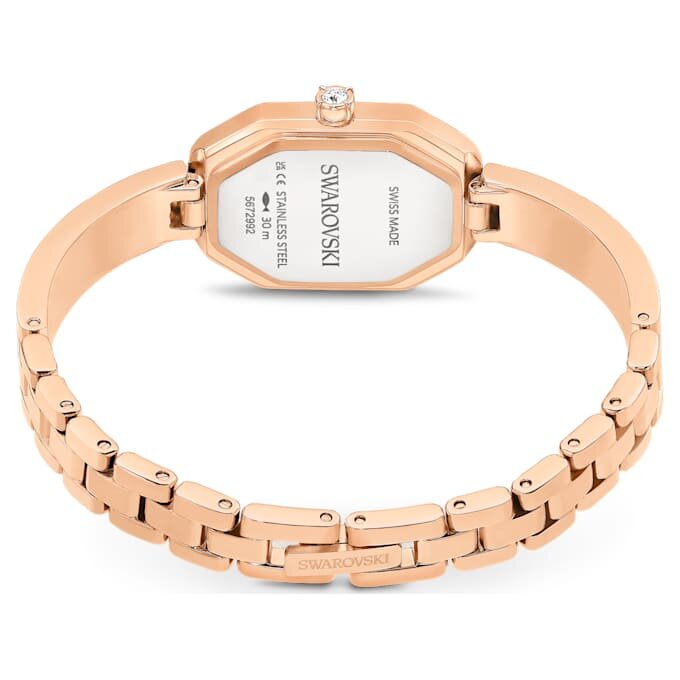 Dextera-armbandhorloge, Swiss Made, metalen armband, roségoudkleurig, roségoudkleurige afwerking Dextera-armbandhorloge, Swiss Made, metalen armband, roségoudkleurig, roségoudkleurige afwerking