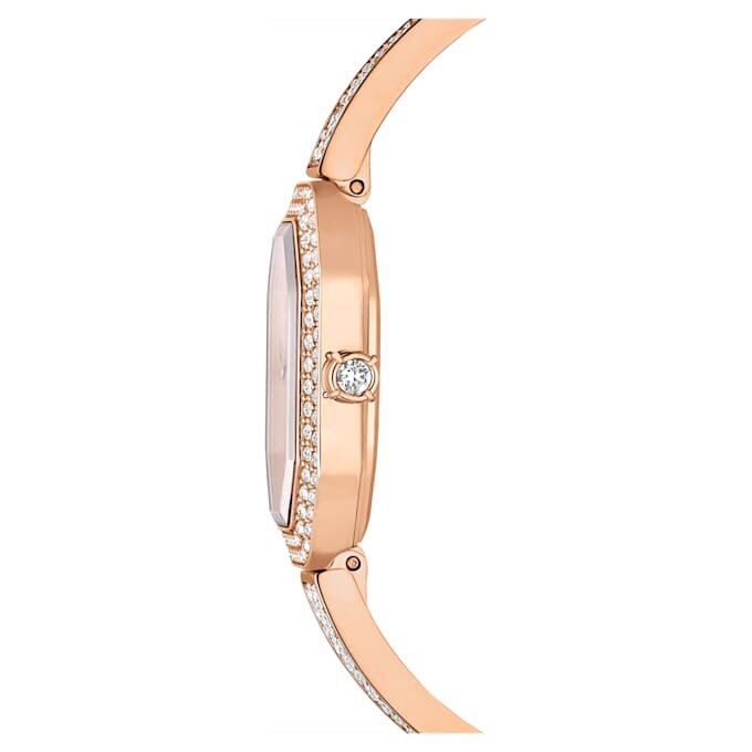 Dextera-armbandhorloge, Swiss Made, metalen armband, roségoudkleurig, roségoudkleurige afwerking Dextera-armbandhorloge, Swiss Made, metalen armband, roségoudkleurig, roségoudkleurige afwerking
