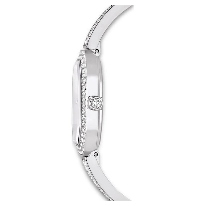 Dextera-armbandhorloge, Swiss Made, metalen armband, zilverkleurig, roestvrij staal Dextera-armbandhorloge, Swiss Made, metalen armband, zilverkleurig, roestvrij staal