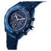Dextera Chrono-horloge 39 mm, Swiss Made, metalen armband, blauw, blauwe afwerking Dextera Chrono-horloge 39 mm, Swiss Made, metalen armband, blauw, blauwe afwerking