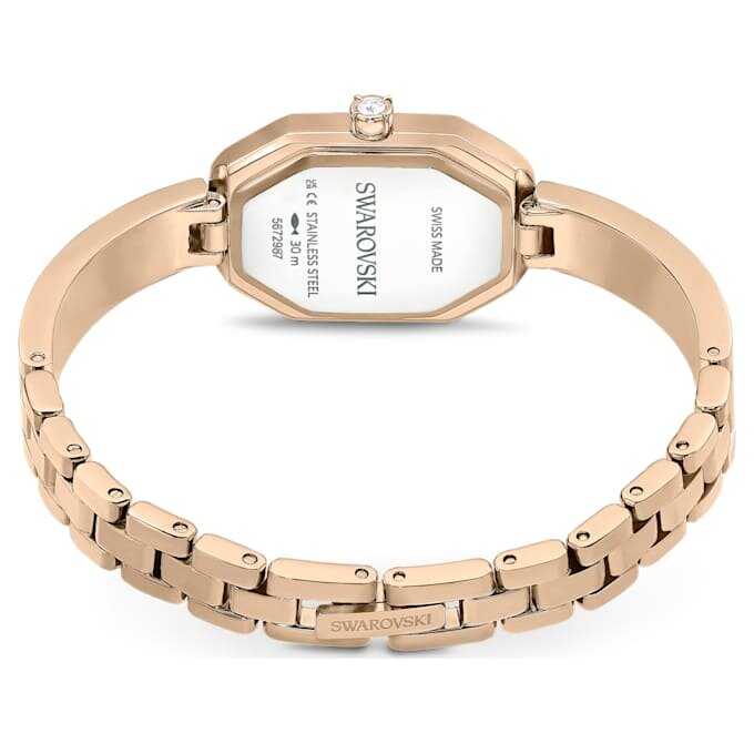 Dextera-horloge met metalen armband, Swiss Made, goudkleurig, champagnekleurige afwerking Dextera-horloge met metalen armband, Swiss Made, goudkleurig, champagnekleurige afwerking