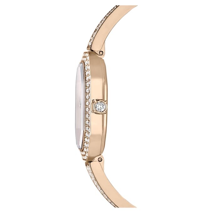 Dextera-horloge met metalen armband, Swiss Made, goudkleurig, champagnekleurige afwerking Dextera-horloge met metalen armband, Swiss Made, goudkleurig, champagnekleurige afwerking