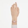Dextera-horloge, Swiss Made, metalen armband, roze, roségoudkleurig verguld Dextera-horloge, Swiss Made, metalen armband, roze, roségoudkleurig verguld