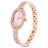 Dextera-horloge, Swiss Made, metalen armband, roze, roségoudkleurig verguld Dextera-horloge, Swiss Made, metalen armband, roze, roségoudkleurig verguld