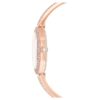 Dextera-horloge, Swiss Made, metalen armband, roze, roségoudkleurig verguld Dextera-horloge, Swiss Made, metalen armband, roze, roségoudkleurig verguld