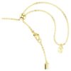 Dextera-ketting met ronde slijpvorm, wit, goudkleurige afwerking Dextera-ketting met ronde slijpvorm, wit, goudkleurige afwerking