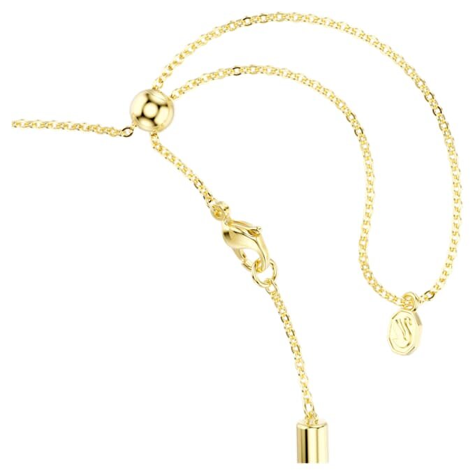 Dextera-ketting met ronde slijpvorm, wit, goudkleurige afwerking Dextera-ketting met ronde slijpvorm, wit, goudkleurige afwerking