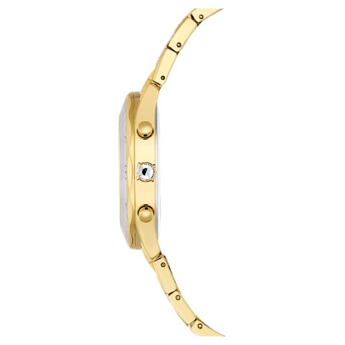 Dextera Lux-horloge, Swiss Made, metalen armband, goudkleurig, goudkleurige afwerking Dextera Lux-horloge, Swiss Made, metalen armband, goudkleurig, goudkleurige afwerking