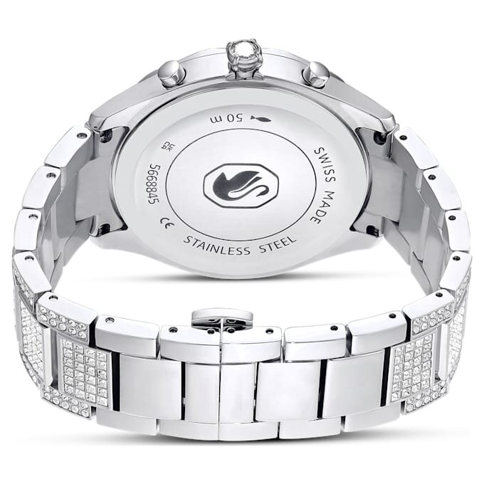 Dextera Lux-horloge, Swiss Made, metalen armband, zilverkleurig, roestvrij staal Dextera Lux-horloge, Swiss Made, metalen armband, zilverkleurig, roestvrij staal