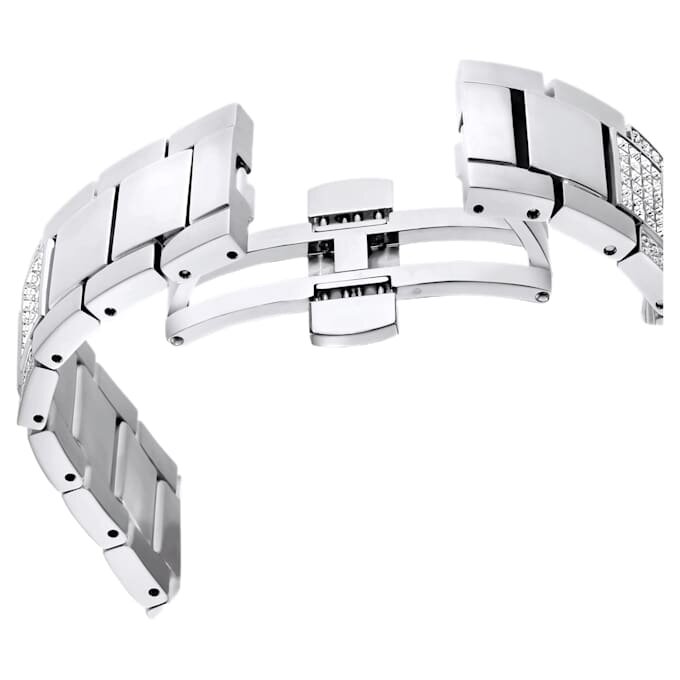 Dextera Lux-horloge, Swiss Made, metalen armband, zilverkleurig, roestvrij staal Dextera Lux-horloge, Swiss Made, metalen armband, zilverkleurig, roestvrij staal
