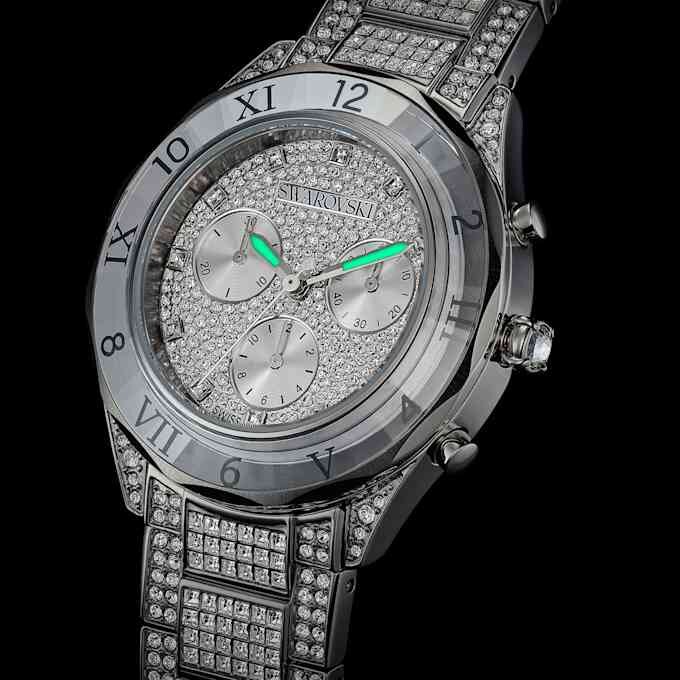 Dextera Lux-horloge, Swiss Made, metalen armband, zilverkleurig, roestvrij staal Dextera Lux-horloge, Swiss Made, metalen armband, zilverkleurig, roestvrij staal