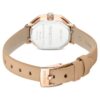Dextera Octagon-horloge, Swiss Made, leren band, bruin, roségoudkleurige afwerking Dextera Octagon-horloge, Swiss Made, leren band, bruin, roségoudkleurige afwerking