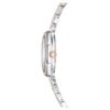 Dextera Octagon-horloge, Swiss Made, metalen armband, zilverkleurig, roségoudkleurige afwerking Dextera Octagon-horloge, Swiss Made, metalen armband, zilverkleurig, roségoudkleurige afwerking