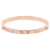 Dextera Pavé-armband, wit, roségoudkleurig verguld Dextera Pavé-armband, wit, roségoudkleurig verguld