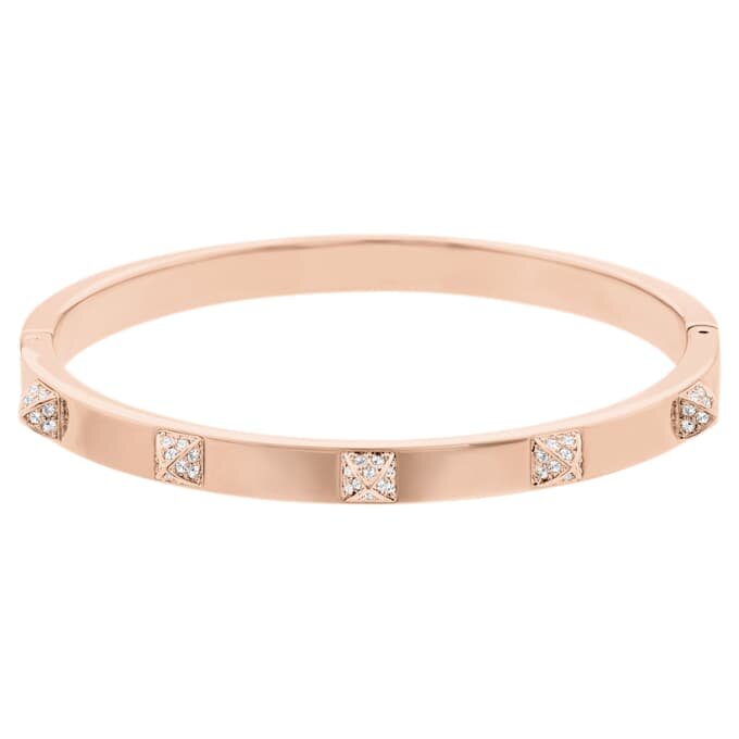 Dextera Pavé-armband, wit, roségoudkleurig verguld Dextera Pavé-armband, wit, roségoudkleurig verguld