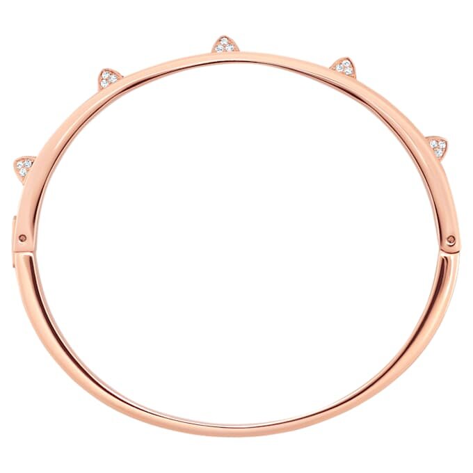 Dextera Pavé-armband, wit, roségoudkleurig verguld Dextera Pavé-armband, wit, roségoudkleurig verguld