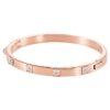Dextera Pavé-armband, wit, roségoudkleurig verguld Dextera Pavé-armband, wit, roségoudkleurig verguld