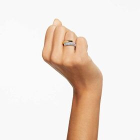 Dextera-ring wit, verguld