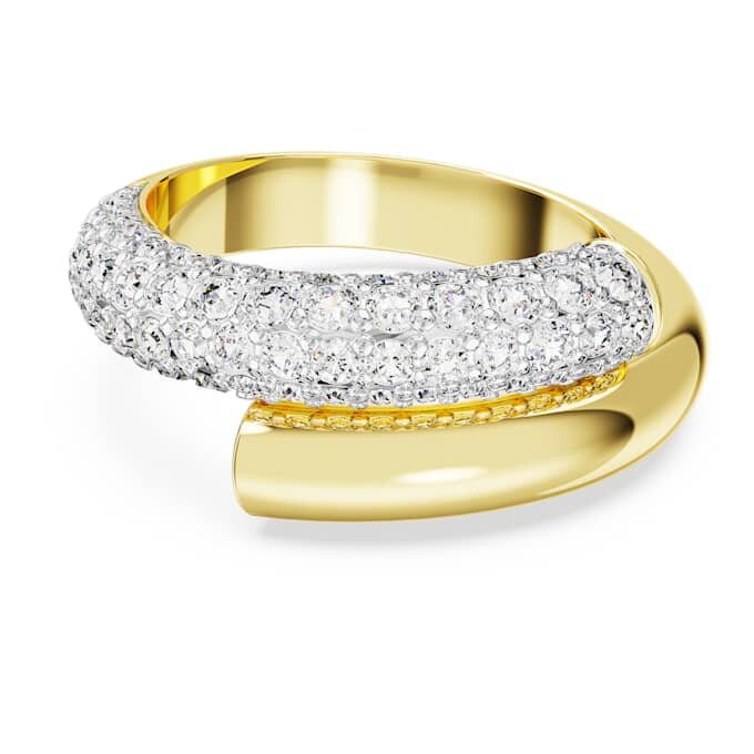 Dextera-ring wit, verguld Dextera-ring wit, verguld
