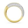 Dextera-ring wit, verguld Dextera-ring wit, verguld