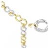 Dextera-tailleband wit, gemengde metaalafwerking Dextera-tailleband wit, gemengde metaalafwerking