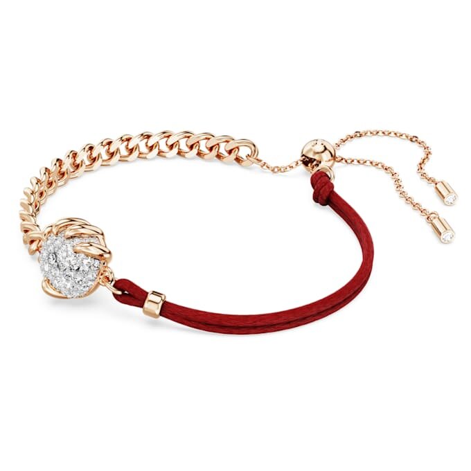 Draken- en feniksarmband Drakenklauw, rood, gemengde metalen afwerking Draken- en feniksarmband Drakenklauw, rood, gemengde metalen afwerking