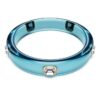 Dulcis-armband met achthoekige slijpvorm, blauw, verguld
