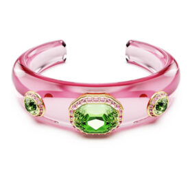 Dulcis-armband met gemengde slijpvormen, veelkleurig, verguld