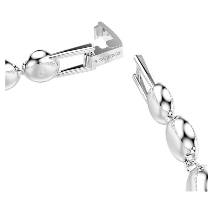 Een Angelic-armband met ronde slijpvorm, wit, gerhodineerd Een Angelic-armband met ronde slijpvorm, wit, gerhodineerd
