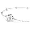 Een Angelic-armband met ronde slijpvorm, wit, gerhodineerd Een Angelic-armband met ronde slijpvorm, wit, gerhodineerd