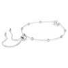 Een Angelic-armband met ronde slijpvorm, wit, gerhodineerd Een Angelic-armband met ronde slijpvorm, wit, gerhodineerd