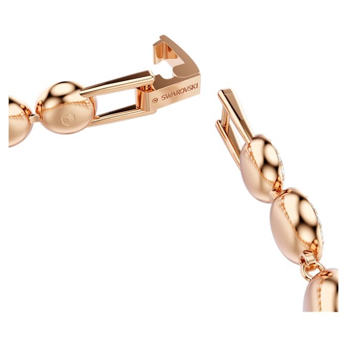 Een Angelic-armband, ronde slijpvorm, pavé, medium, wit, roségoudkleurig verguld Een Angelic-armband, ronde slijpvorm, pavé, medium, wit, roségoudkleurig verguld