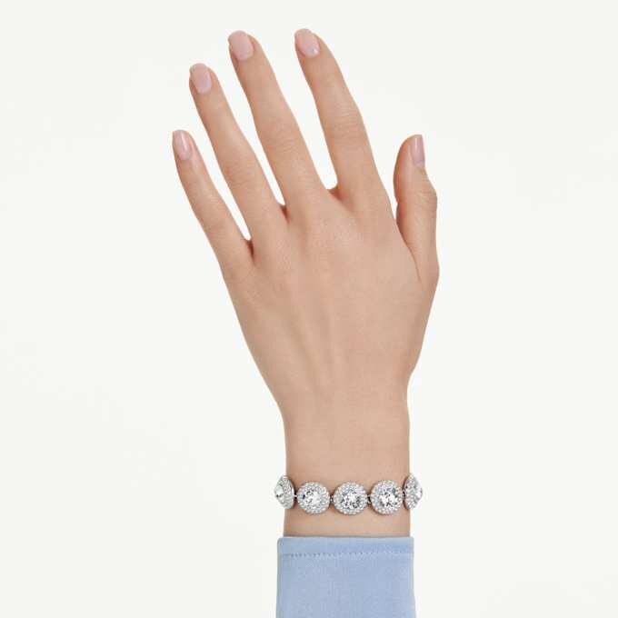 Een Angelic-armband wit, gerhodineerd Een Angelic-armband wit, gerhodineerd