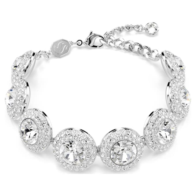 Een Angelic-armband wit, gerhodineerd Een Angelic-armband wit, gerhodineerd