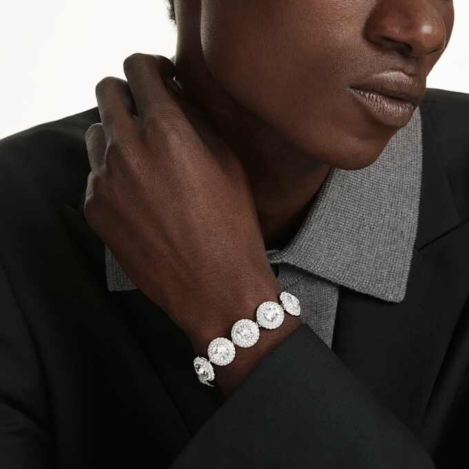 Een Angelic-armband wit, gerhodineerd Een Angelic-armband wit, gerhodineerd