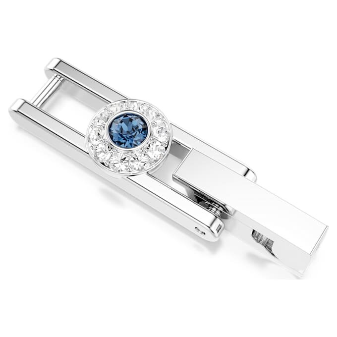 Een Angelic verlengstuk, ronde slijpvorm, blauw, gerhodineerd Een Angelic verlengstuk, ronde slijpvorm, blauw, gerhodineerd