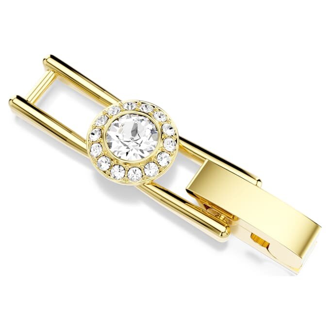 Een Angelic verlengstuk, ronde slijpvorm, wit, verguld Een Angelic verlengstuk, ronde slijpvorm, wit, verguld