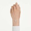 Eternity-armband met in het laboratorium gekweekte diamanten 0,5 karaat in totaal, hartvorm, sterlingzilver Eternity-armband met in het laboratorium gekweekte diamanten 0,5 karaat in totaal, hartvorm, sterlingzilver