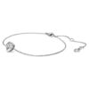 Eternity-armband met in het laboratorium gekweekte diamanten 0,5 karaat in totaal, hartvorm, sterlingzilver Eternity-armband met in het laboratorium gekweekte diamanten 0,5 karaat in totaal, hartvorm, sterlingzilver