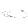 Eternity-armband met in het laboratorium gekweekte diamanten 0,5 karaat in totaal, hartvorm, sterlingzilver Eternity-armband met in het laboratorium gekweekte diamanten 0,5 karaat in totaal, hartvorm, sterlingzilver