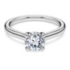 Eternity-diamanten uit het laboratorium, 1 karaat in totaal, ronde vorm, 14K witgoud