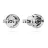Eternity Halo-oorbellen met in het laboratorium gekweekte diamanten 0,75 ct in totaal, ronde vorm, 14K witgoud Eternity Halo-oorbellen met in het laboratorium gekweekte diamanten 0,75 ct in totaal, ronde vorm, 14K witgoud