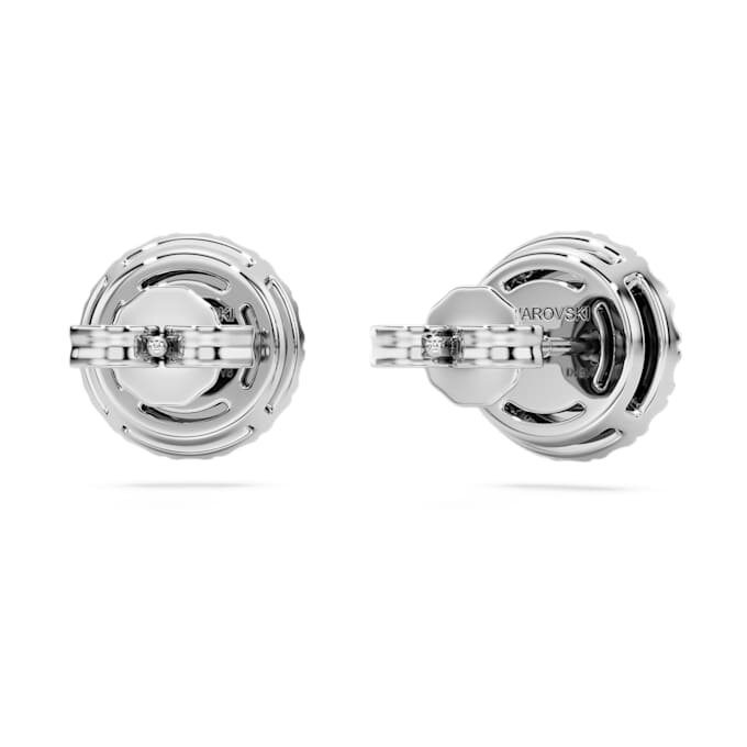Eternity Halo-oorbellen met in het laboratorium gekweekte diamanten, 2 karaat in totaal, ronde vorm, 14-karaats witgoud Eternity Halo-oorbellen met in het laboratorium gekweekte diamanten, 2 karaat in totaal, ronde vorm, 14-karaats witgoud