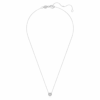 Eternity Halo solitaire hanger met in het laboratorium gekweekte diamanten 0,23 karaat in totaal, ronde vorm, sterlingzilver Eternity Halo solitaire hanger met in het laboratorium gekweekte diamanten 0,23 karaat in totaal, ronde vorm, sterlingzilver
