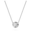 Eternity Halo solitaire hanger met in het laboratorium gekweekte diamanten 0,23 karaat in totaal, ronde vorm, sterlingzilver Eternity Halo solitaire hanger met in het laboratorium gekweekte diamanten 0,23 karaat in totaal, ronde vorm, sterlingzilver