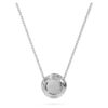 Eternity Halo solitaire hanger met in het laboratorium gekweekte diamanten 0,59 ct totaal, ronde vorm, 14K witgoud Eternity Halo solitaire hanger met in het laboratorium gekweekte diamanten 0,59 ct totaal, ronde vorm, 14K witgoud