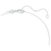 Eternity Halo Solitaire hanger met in het laboratorium gekweekte diamanten, 1 karaat in totaal, peervorm, 14K witgoud Eternity Halo Solitaire hanger met in het laboratorium gekweekte diamanten, 1 karaat in totaal, peervorm, 14K witgoud